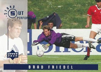 1994 Upper Deck World Cup Contenders English/Spanish - Stand Out Performers #S7 Brad Friedel Front