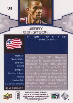 2012 Upper Deck MLS - Update #U8 Jerry Bengston Back