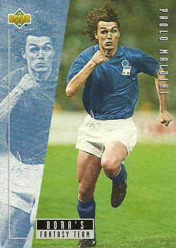 1994 Upper Deck World Cup Contenders English/Spanish - Bora's Fantasy Team #B3 Paolo Maldini Front
