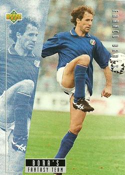 1994 Upper Deck World Cup Contenders English/Spanish - Bora's Fantasy Team #B6 Franco Baresi Front