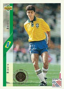 1994 Upper Deck World Cup Heroes and All-Stars #13 Bebeto Front