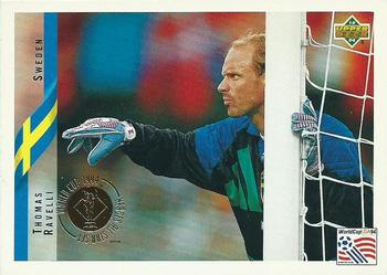 1994 Upper Deck World Cup Heroes and All-Stars #15 Thomas Ravelli Front