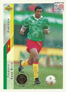 1994 Upper Deck World Cup Heroes and All-Stars #18 Francois Omam-Biyik Front