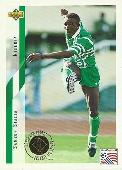 1994 Upper Deck World Cup Heroes and All-Stars #29 Samson Siasia Front