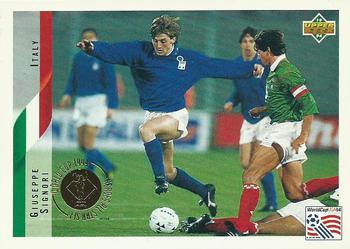 1994 Upper Deck World Cup Heroes and All-Stars #35 Giuseppe Signori Front