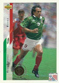 1994 Upper Deck World Cup Heroes and All-Stars #41 Hugo Sanchez Front