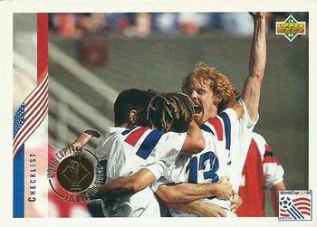 1994 Upper Deck World Cup Heroes and All-Stars #50 Alexi Lalas Front