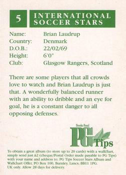 1998 Brooke Bond International Soccer Stars #5 Brian Laudrup Back
