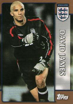 2002 Topps England #15 David James Front