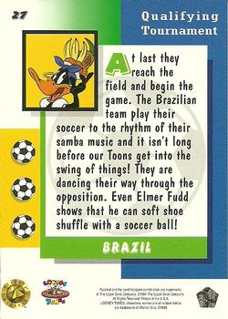 1994 Upper Deck World Cup Toons #27 Brazil - Elmer Back