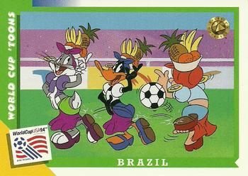 1994 Upper Deck World Cup Toons #27 Brazil - Elmer Front