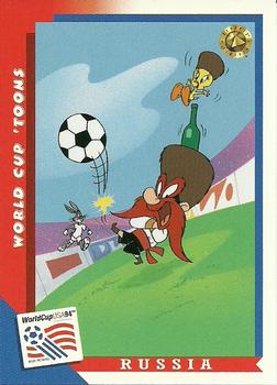 1994 Upper Deck World Cup Toons #54 Russia - Sam, Tweety Front