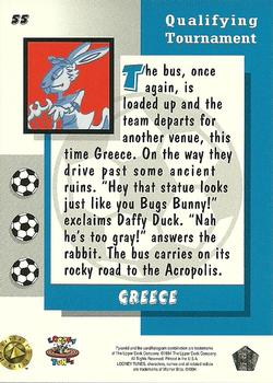 1994 Upper Deck World Cup Toons #55 Greece - Bugs, Daffy Back