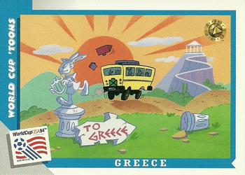 1994 Upper Deck World Cup Toons #55 Greece - Bugs, Daffy Front