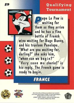 1994 Upper Deck World Cup Toons #59 France - Pepe Le Pew, Bugs Back