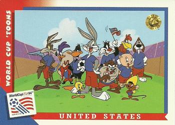 1994 Upper Deck World Cup Toons #72 United States - 'Toons Front