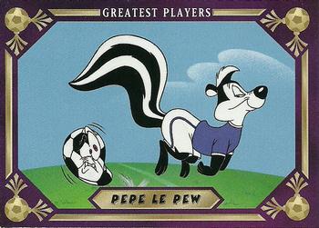 1994 Upper Deck World Cup Toons #86 Pepe Le Pew / Michel Platini Front