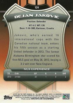 2013 Topps MLS #124 Dejan Jakovic Back
