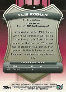 2013 Topps MLS #134 Luis Robles Back