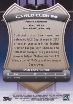 2013 Topps MLS #161 Carlo Cudicini Back