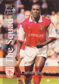 2000 Futera Fans Selection Arsenal #119 Christopher Wreh Front