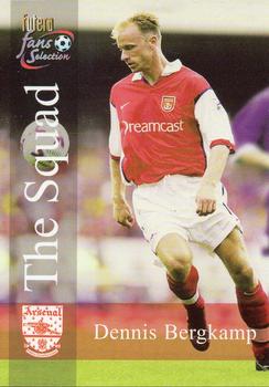 2000 Futera Fans Selection Arsenal #116 Dennis Bergkamp Front