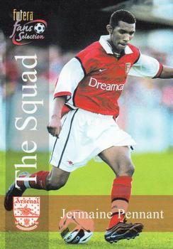 2000 Futera Fans Selection Arsenal #123 Jermaine Pennant Front