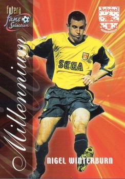 2000 Futera Fans Selection Arsenal #136 Nigel Winterburn Front