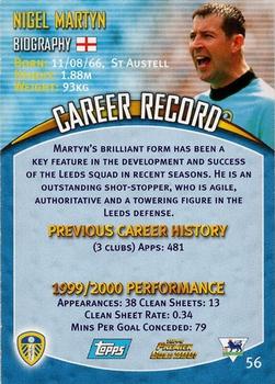 2000-01 Topps Premier Gold 2001 #56 Nigel Martyn Back