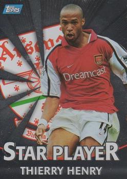 2000-01 Topps Premier Gold 2001 - Star Players Silver Foil #T1 Thierry Henry Front