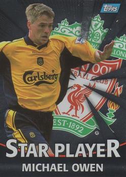 2000-01 Topps Premier Gold 2001 - Star Players Silver Foil #T12 Michael Owen Front