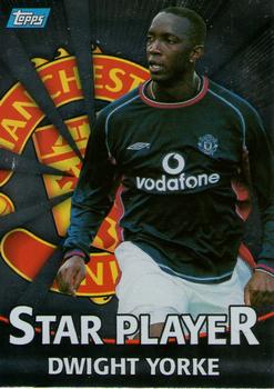 2000-01 Topps Premier Gold 2001 - Star Players Silver Foil #T14 Dwight Yorke Front