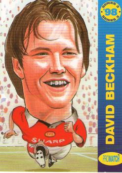 1998 Pro Match #107 David Beckham Front