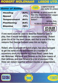 1998 Pro Match #84 Robert Molenaar Back