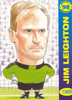 1998 Pro Match - World Class Embossed #WC34 Jim Leighton Front