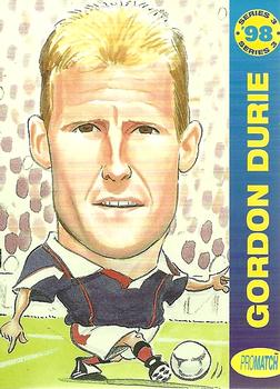 1998 Pro Match - World Class Embossed #WC44 Gordon Durie Front