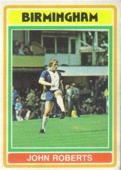1976-77 Topps Footballer #64 John Roberts Front