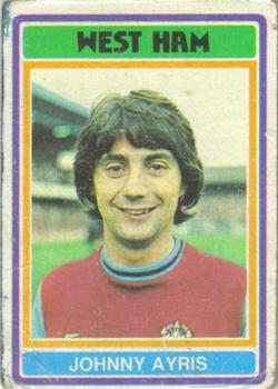 1976-77 Topps Footballer #163 Johnny Ayris Front