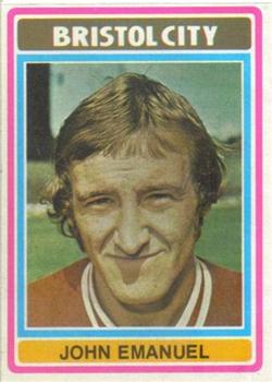 1976-77 Topps Footballer #186 John Emanuel Front