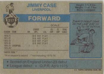 1976-77 Topps Footballer #217 Jimmy Case Back