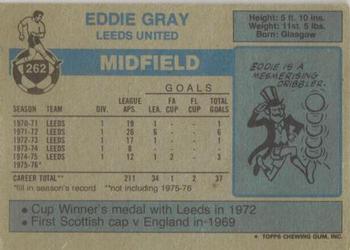 1976-77 Topps Footballer #262 Eddie Gray Back