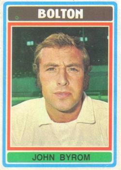 1976-77 Topps Footballer #328 John Byrom Front