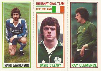 1981-82 Topps Footballer #45 / 181 / 120 Ray Clemence / David O'Leary / Mark Lawrenson Front