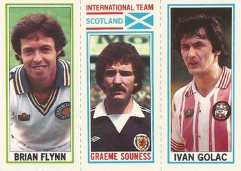1981-82 Topps Footballer #96 / 179 / 33 Ivan Golac / Graeme Souness / Brian Flynn Front