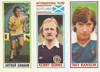 1981-82 Topps Footballer #62 / 182 / 31 Ray Ranson / Kenny Burns / Arthur Graham Front