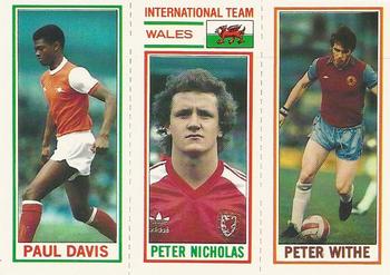 1981-82 Topps Footballer #18 / 180 / 9 Peter Withe / Peter Nicholas / Paul Davis Front