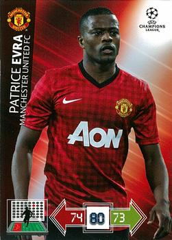 2012-13 Panini Adrenalyn XL UEFA Champions League #NNO Patrice Evra Front