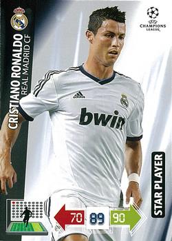 2012-13 Panini Adrenalyn XL UEFA Champions League #NNO Cristiano Ronaldo Front
