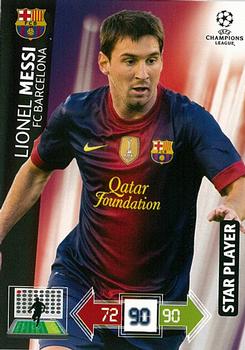 2012-13 Panini Adrenalyn XL UEFA Champions League #NNO Lionel Messi Front