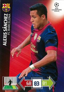 2012-13 Panini Adrenalyn XL UEFA Champions League #NNO Alexis Sanchez Front